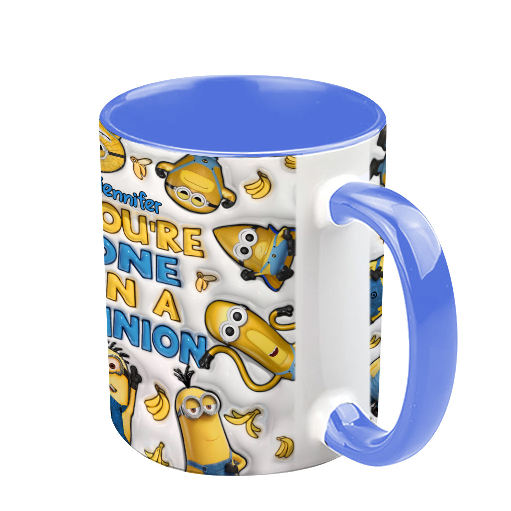 You're One In A Minion - Personalized Accent Mug