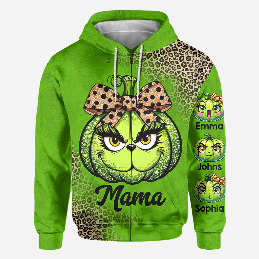 Grinchy Mama - Personalized Mother All Over Shirt