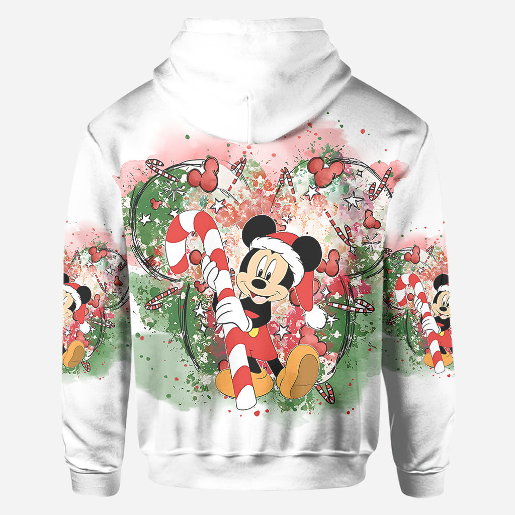 Merry Christmas - Personalized Mouse All Over Shirt