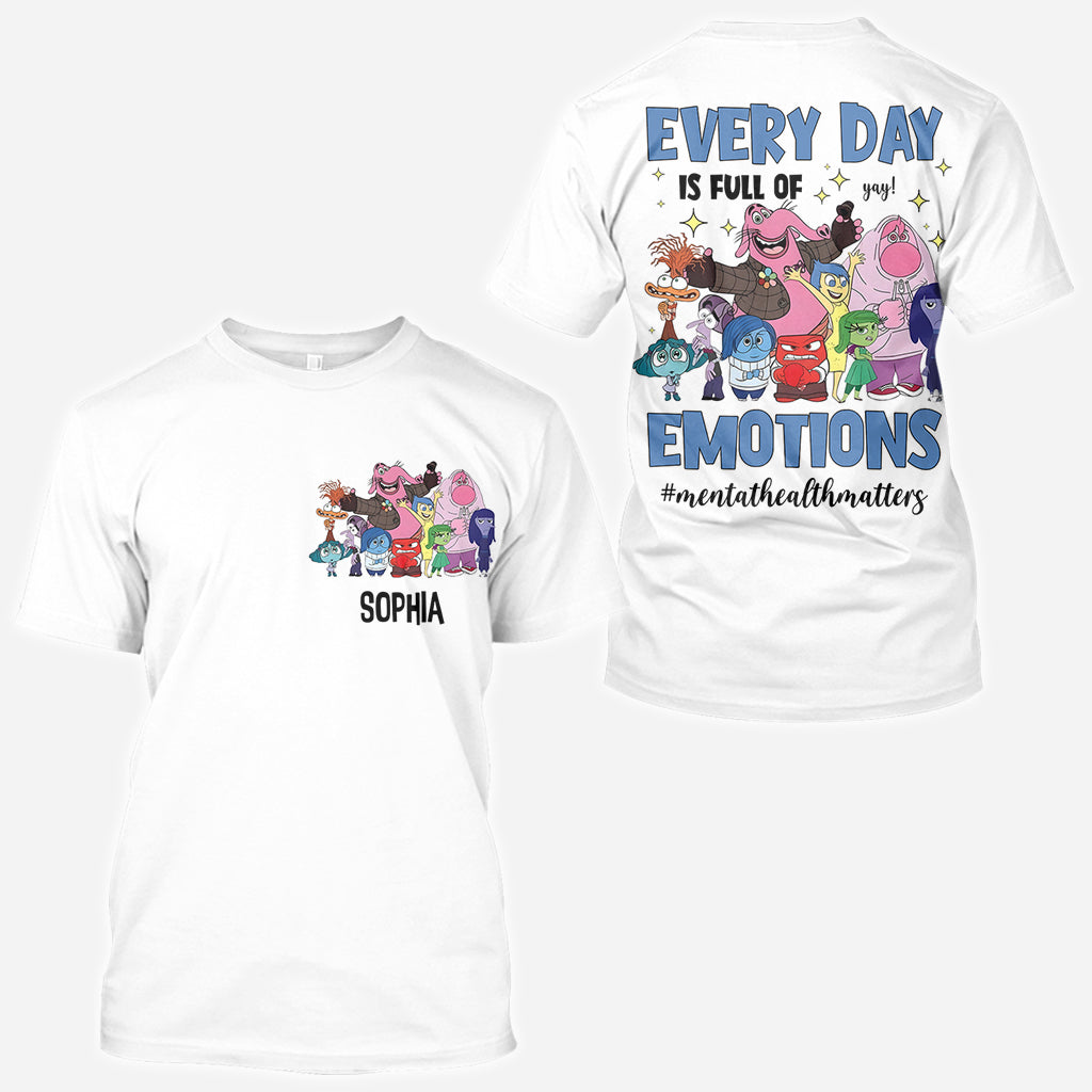 Everyday Is Full Of Emotions - Personalized All Over Shirt