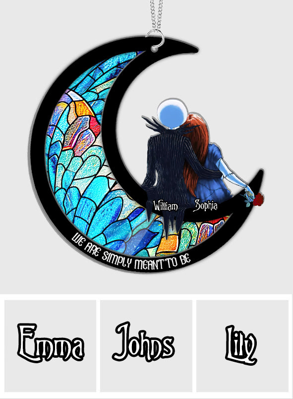 We Are Simply Meant To Be - Personalized Nightmare 2 Layered Window Hanging Suncatcher
