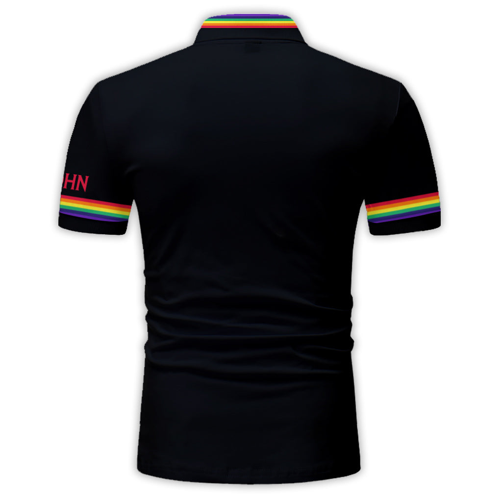 Love Is Love - Personalized LGBT Support Polo Shirt