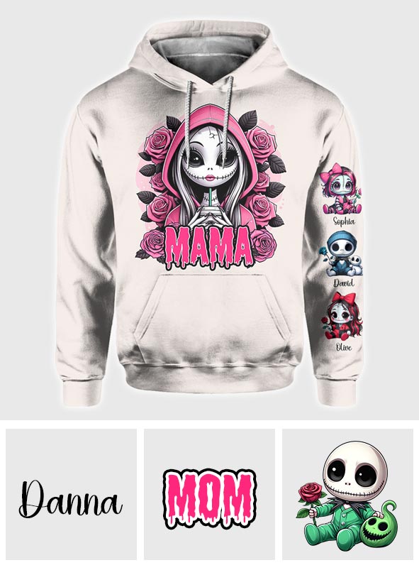 Mama of nightmares - Personalized Nightmare All Over Shirt