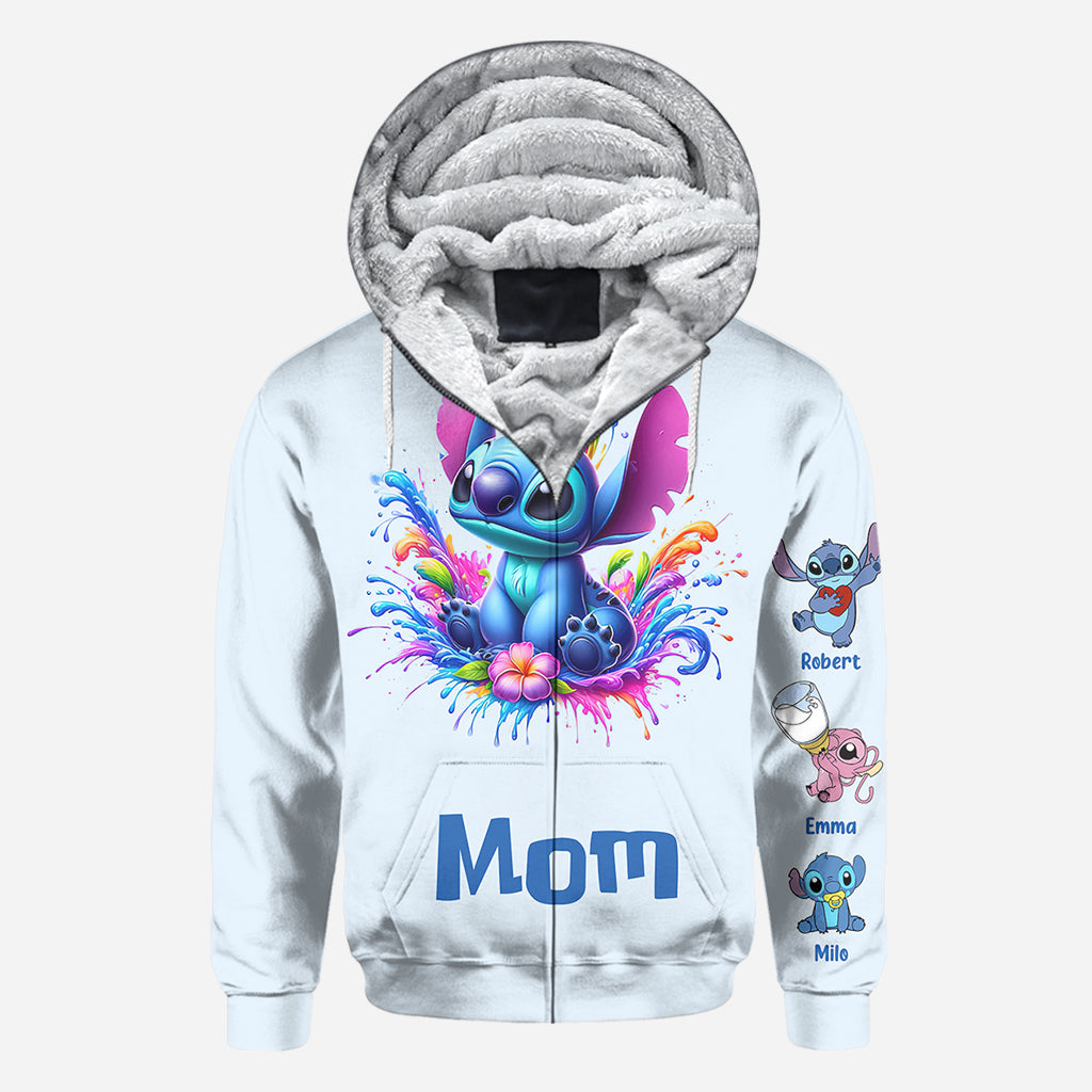 Blue Mother - Personalized Ohana All Over Shirt