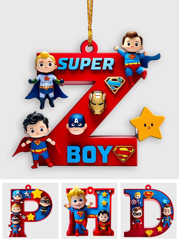 Super Kids - Personalized Kid Ornament