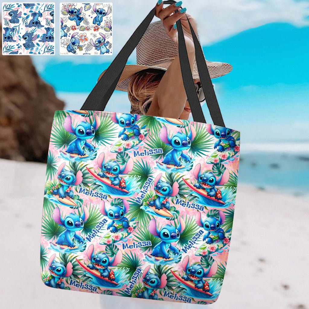 Ohana Summer Vibes - Personalized Ohana Tote Bag