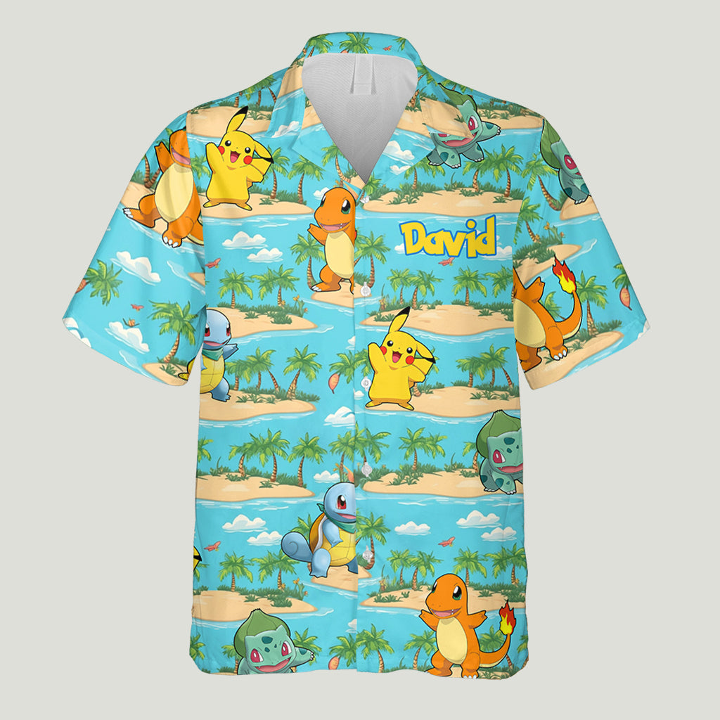 I Choose You - Personalized Monster Trainer Hawaiian Shirt