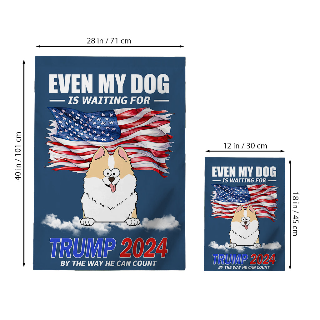 My Dog Can Count - Personalized Dog Garden Flag