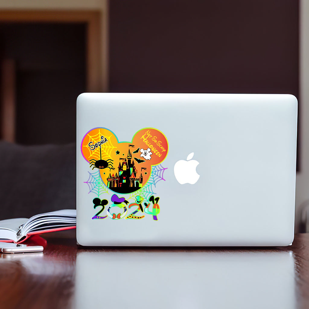 Happy Halloween - Personalized Mouse Decal Full
