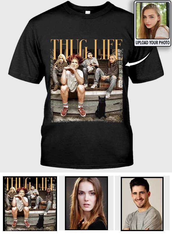 Thug Life Bad Witches - Personalized Three Witches T-shirt And Hoodie