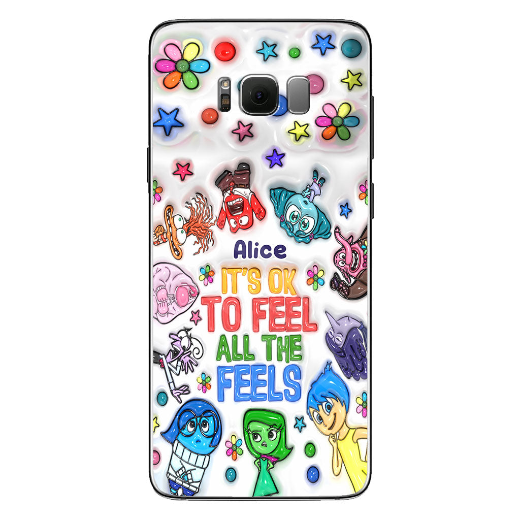 It's Ok To Feel All The Feels - Personalized Phone Case