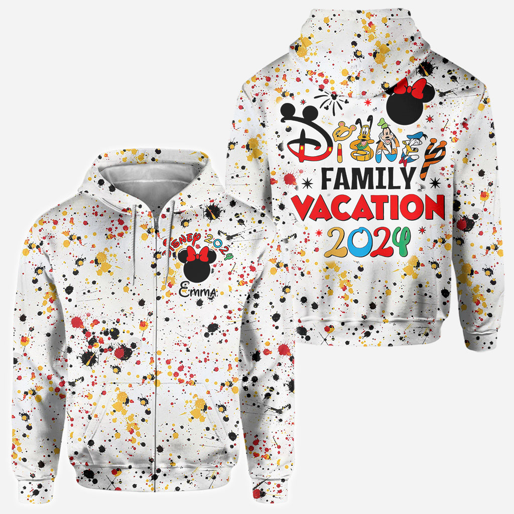 Family Vacation - Personalized Mouse All Over Shirt