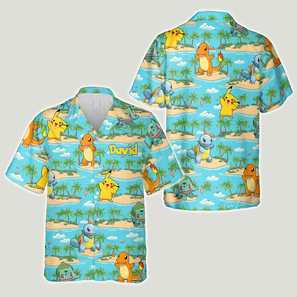 I Choose You - Personalized Monster Trainer Hawaiian Shirt