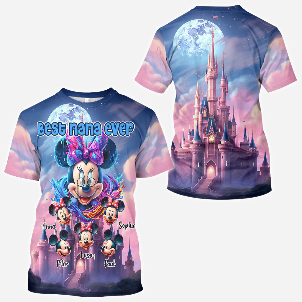 Best Nana Ever Magical Mouse Ears - Personalized Mouse All Over Shirt