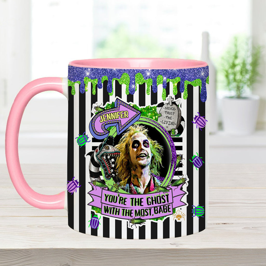 You're The Ghost With The Most - Personalized Accent Mug