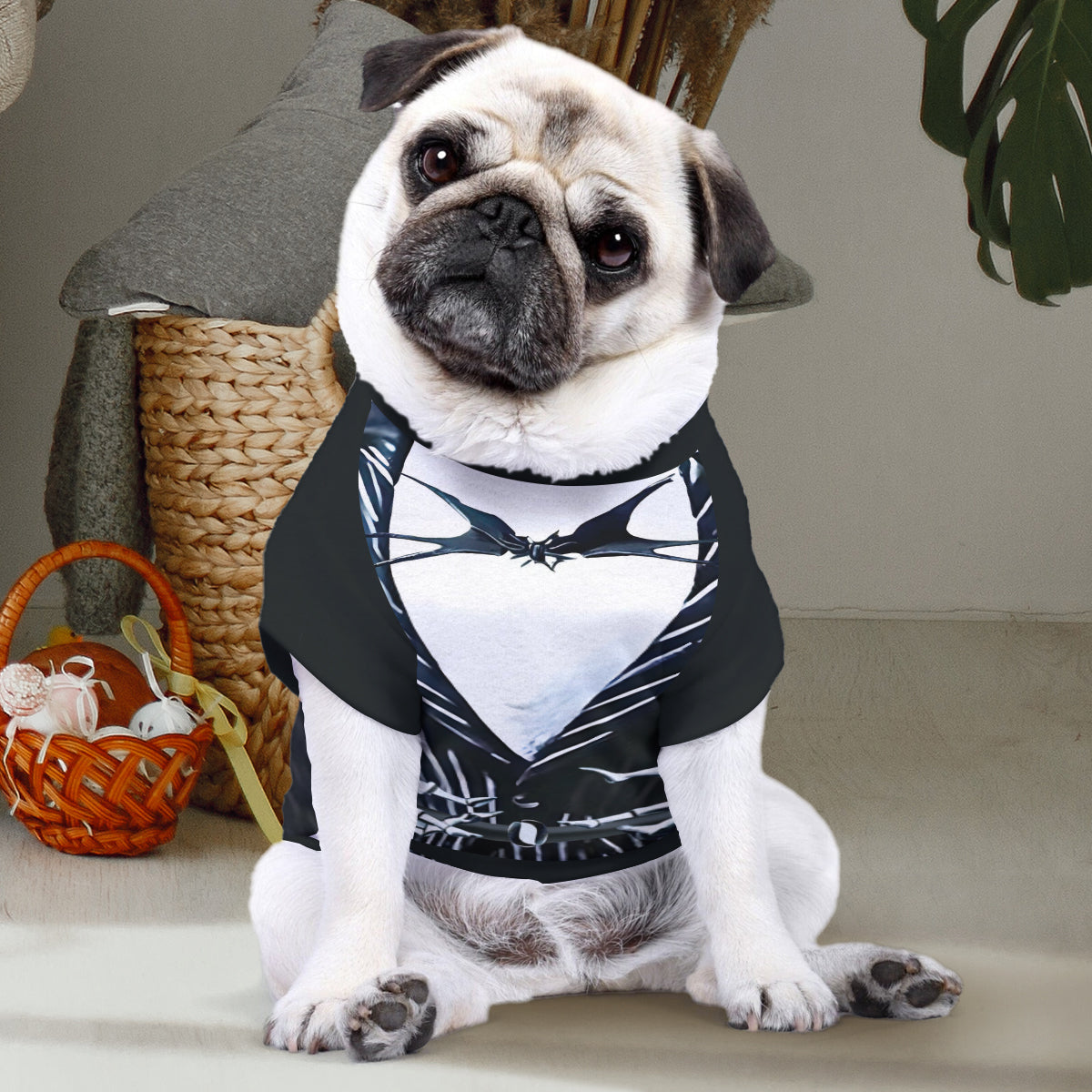 Skellington Costume For Pet - Personalized Dog Pet Shirt