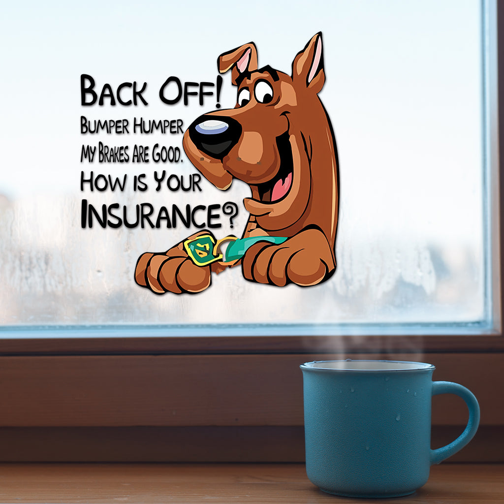 Back Off Bumper Humper - Personalized Mouse Decal Full
