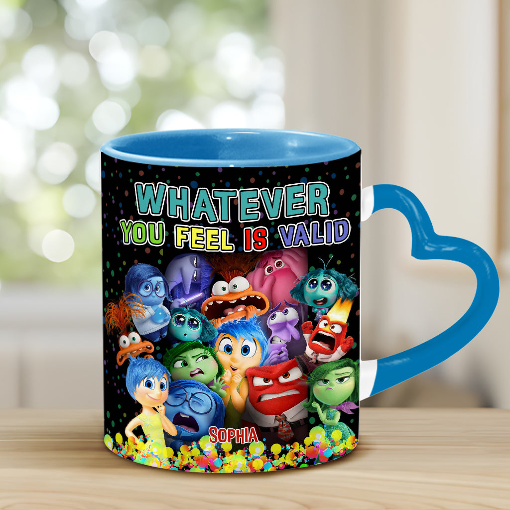 You're Valid - Personalized Heart Handle Mug