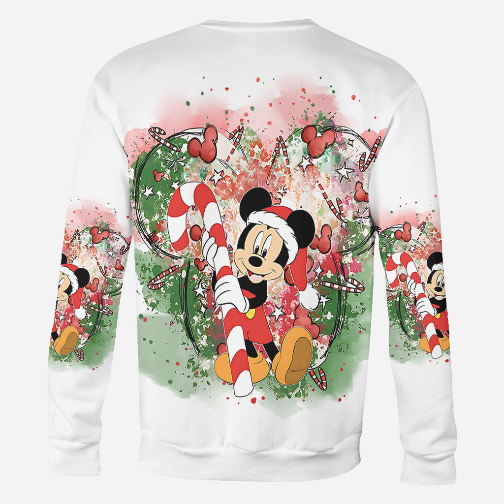 Merry Christmas - Personalized Mouse All Over Shirt