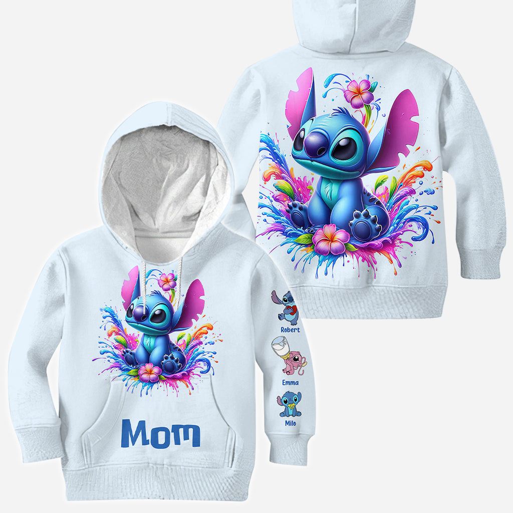 Blue Mother - Personalized Ohana All Over Shirt
