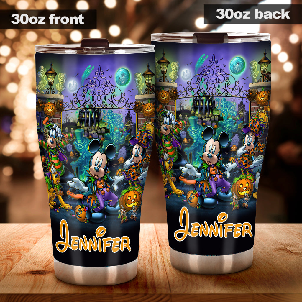 Welcome Foolish Mortals - Personalized Mouse Tumbler