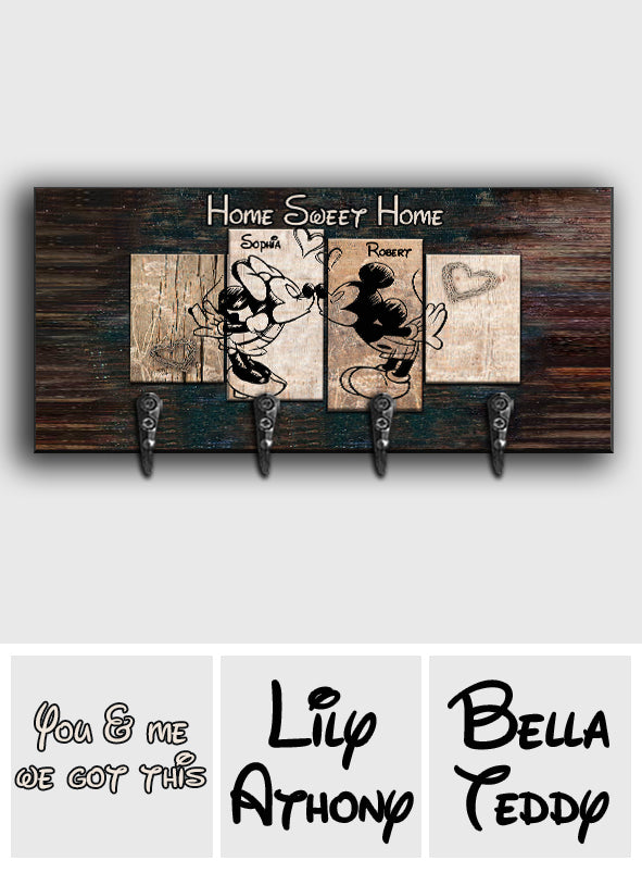 Home Sweet Home I'm Yours - Personalized Mouse Key Rack