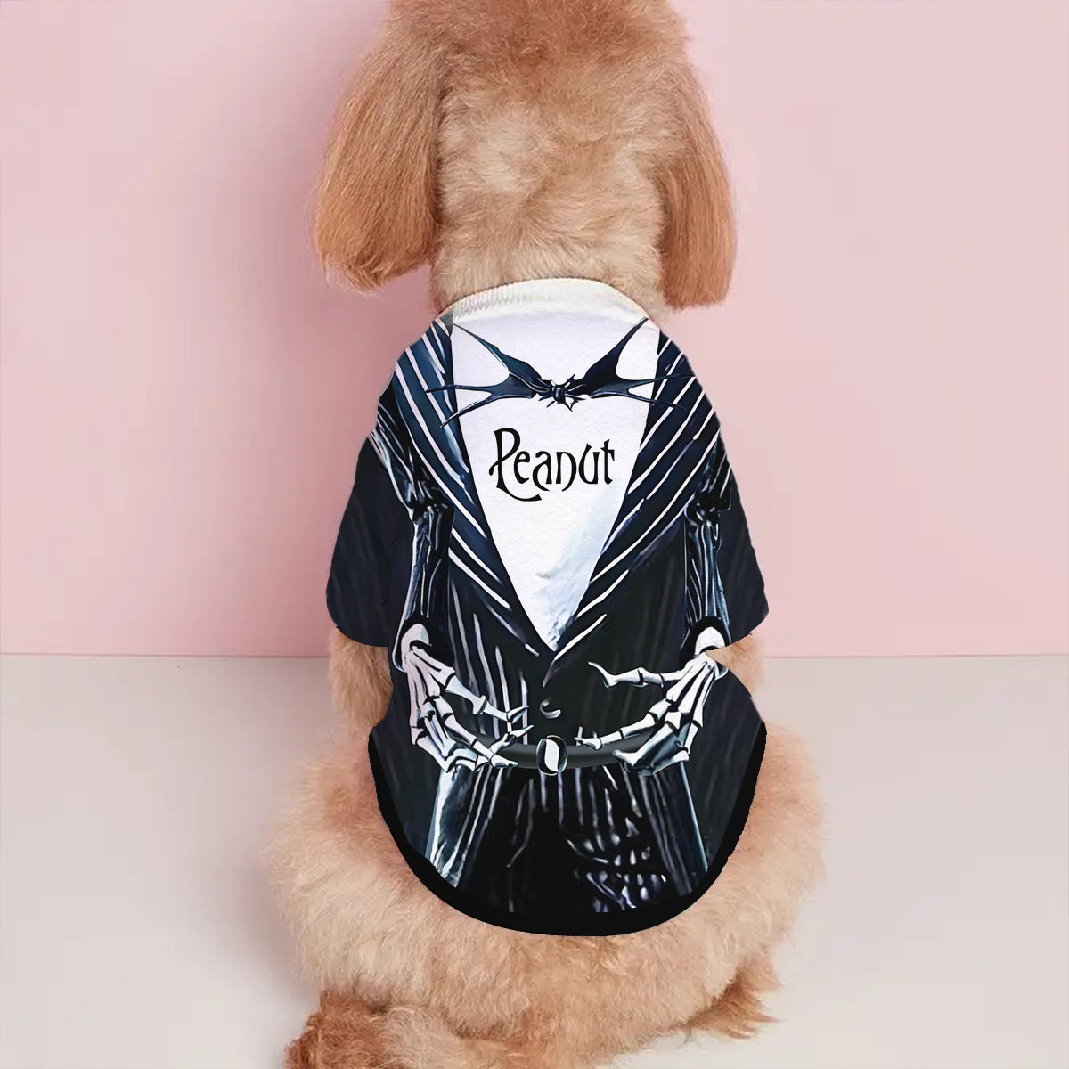Skellington Costume For Pet - Personalized Dog Pet Shirt
