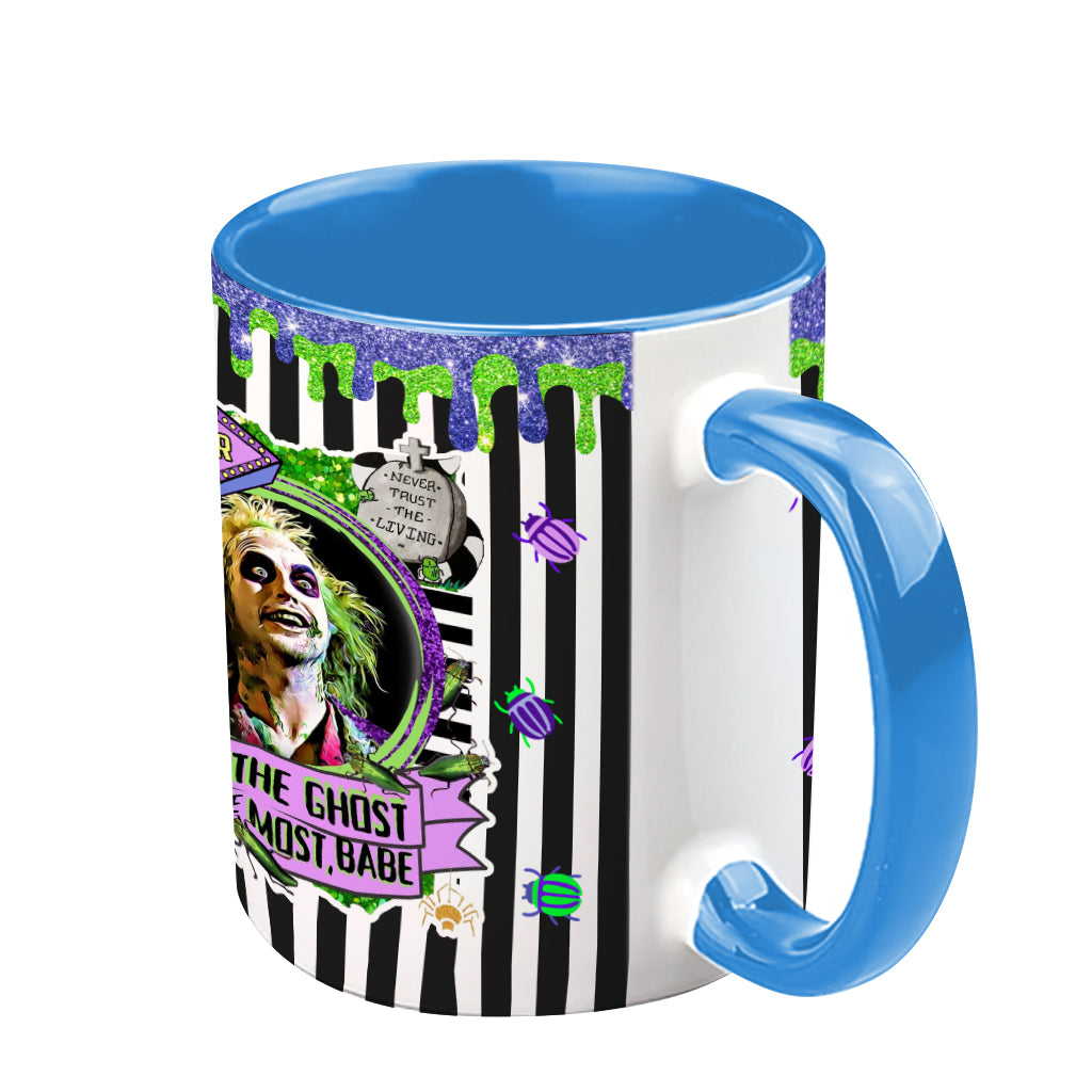 You're The Ghost With The Most - Personalized Accent Mug