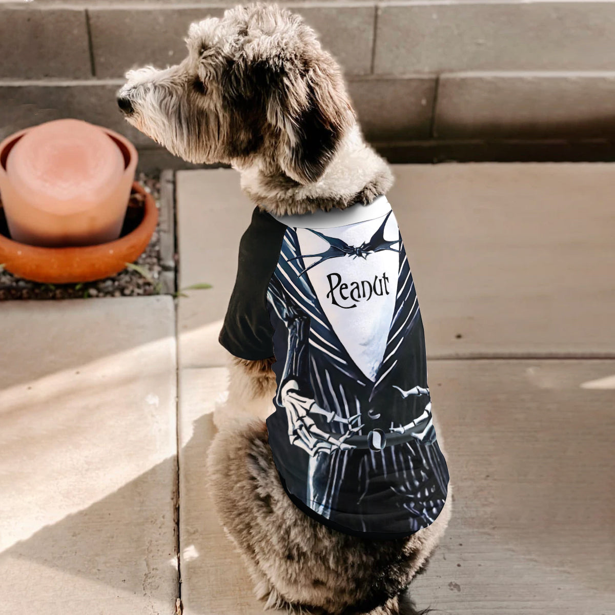 Skellington Costume For Pet - Personalized Dog Pet Shirt