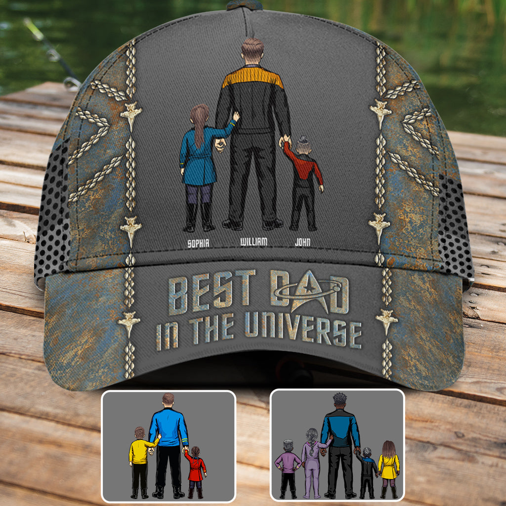 Best Dad In The Universe - Personalized Top Gun Classic Cap