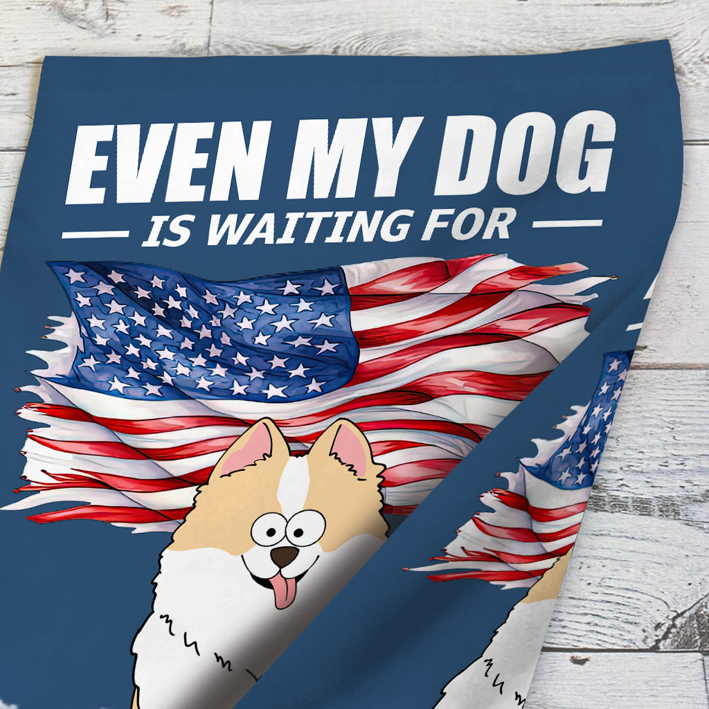 My Dog Can Count - Personalized Dog Garden Flag