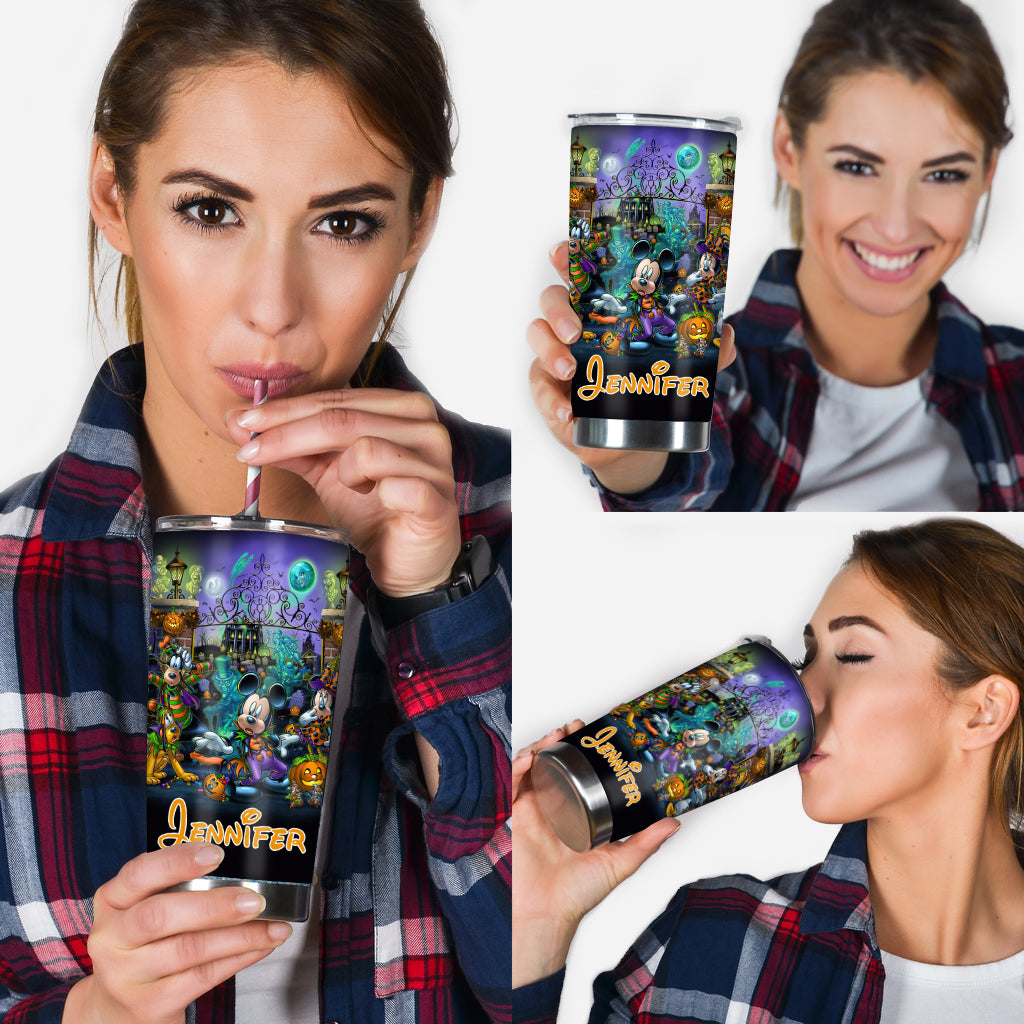 Welcome Foolish Mortals - Personalized Mouse Tumbler
