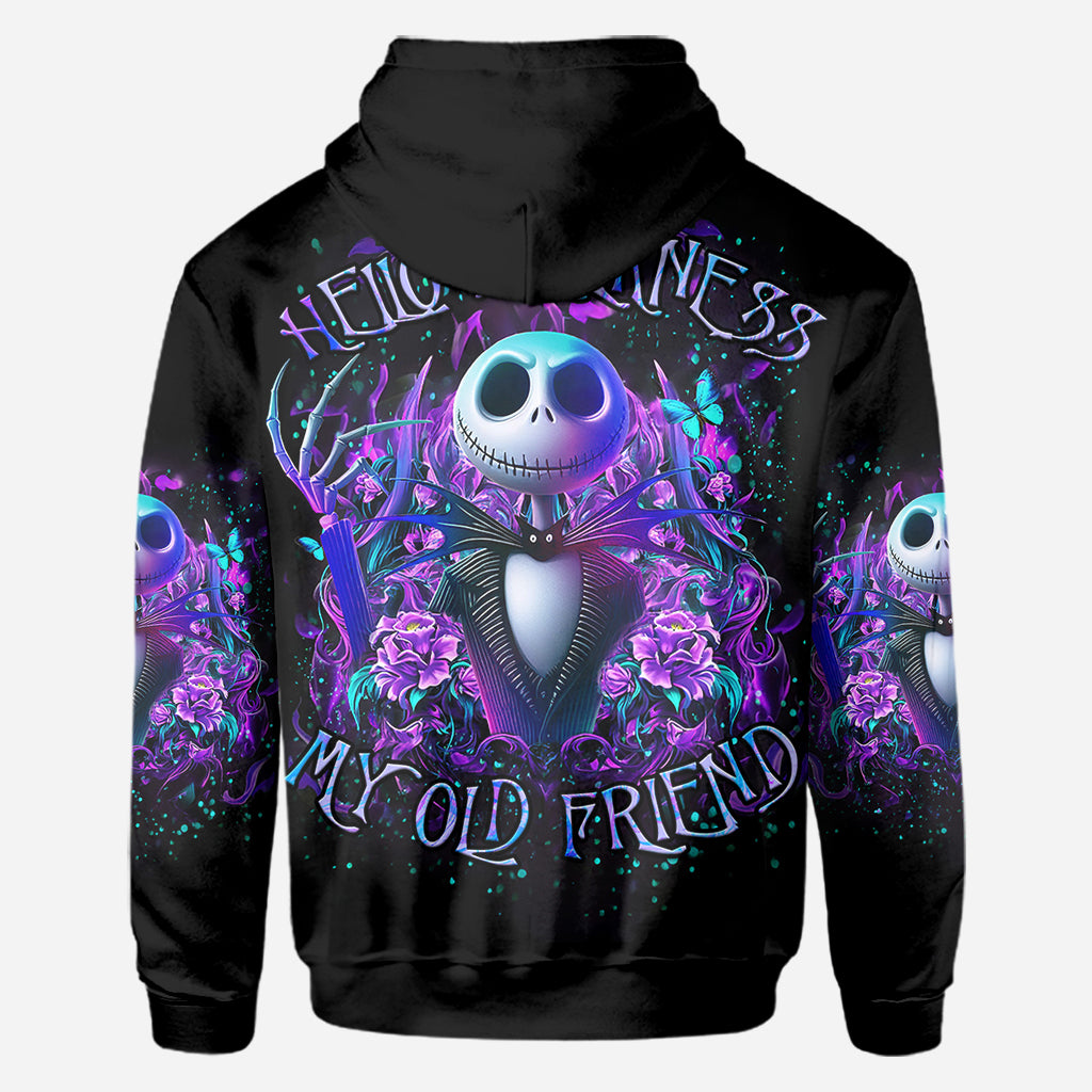 Hello Darkness My Old Friend - Personalized Nightmare All Over Shirt