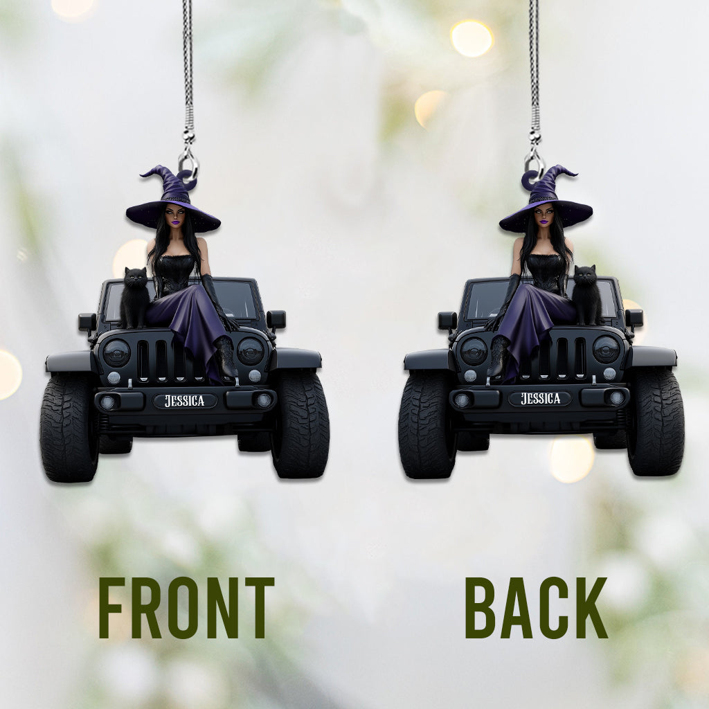 My Broom Broke So Now I Drive - Personalized Car Car Ornament