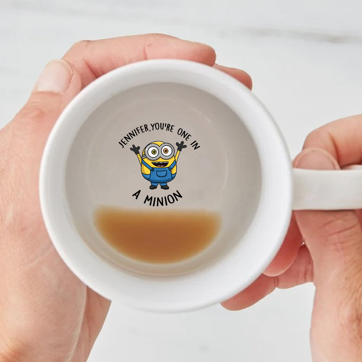 You're One in a Minion - Personalized Hidden Message Mug