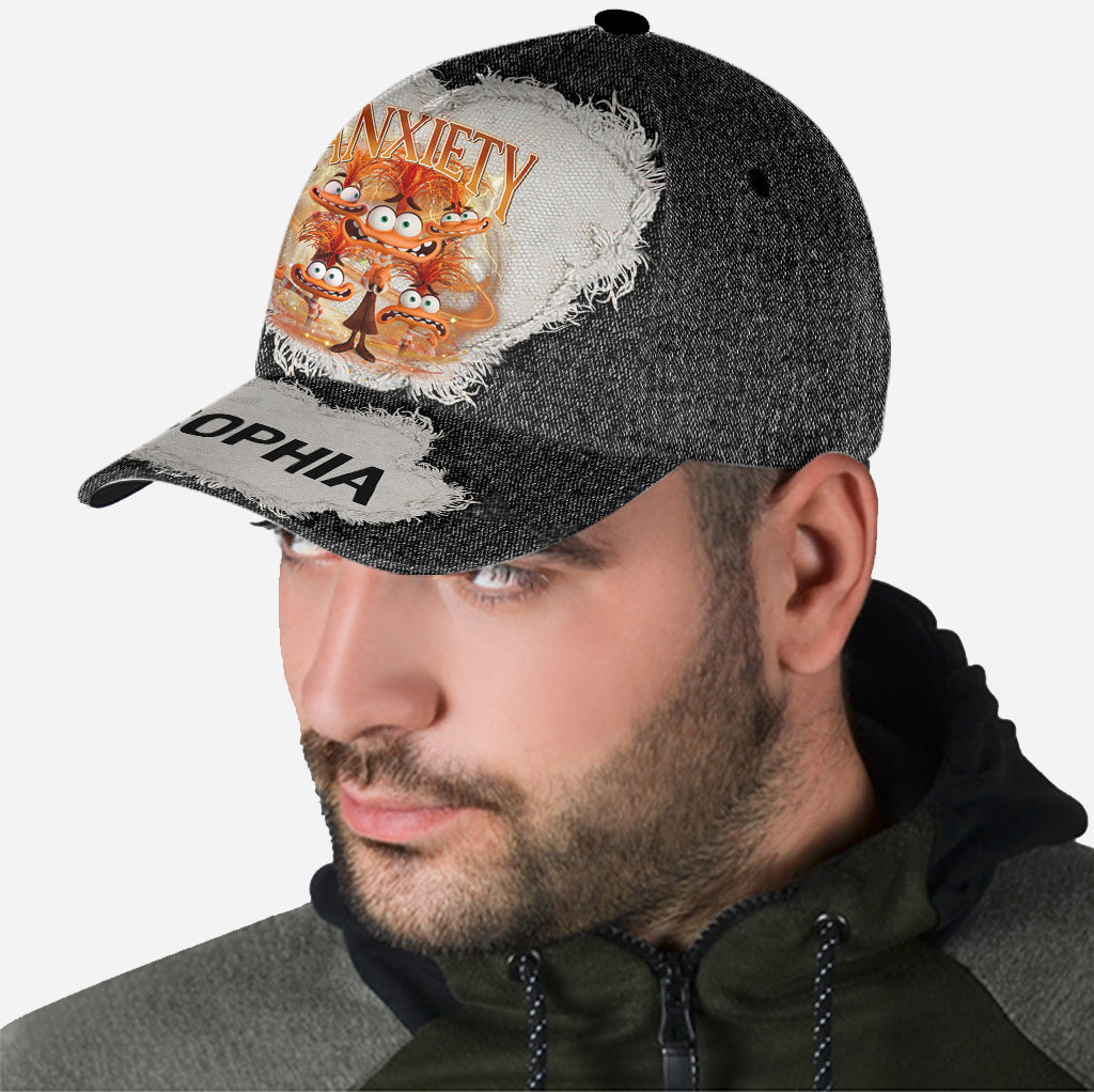 Anxiety Emotion Bootleg - Personalized Classic Cap