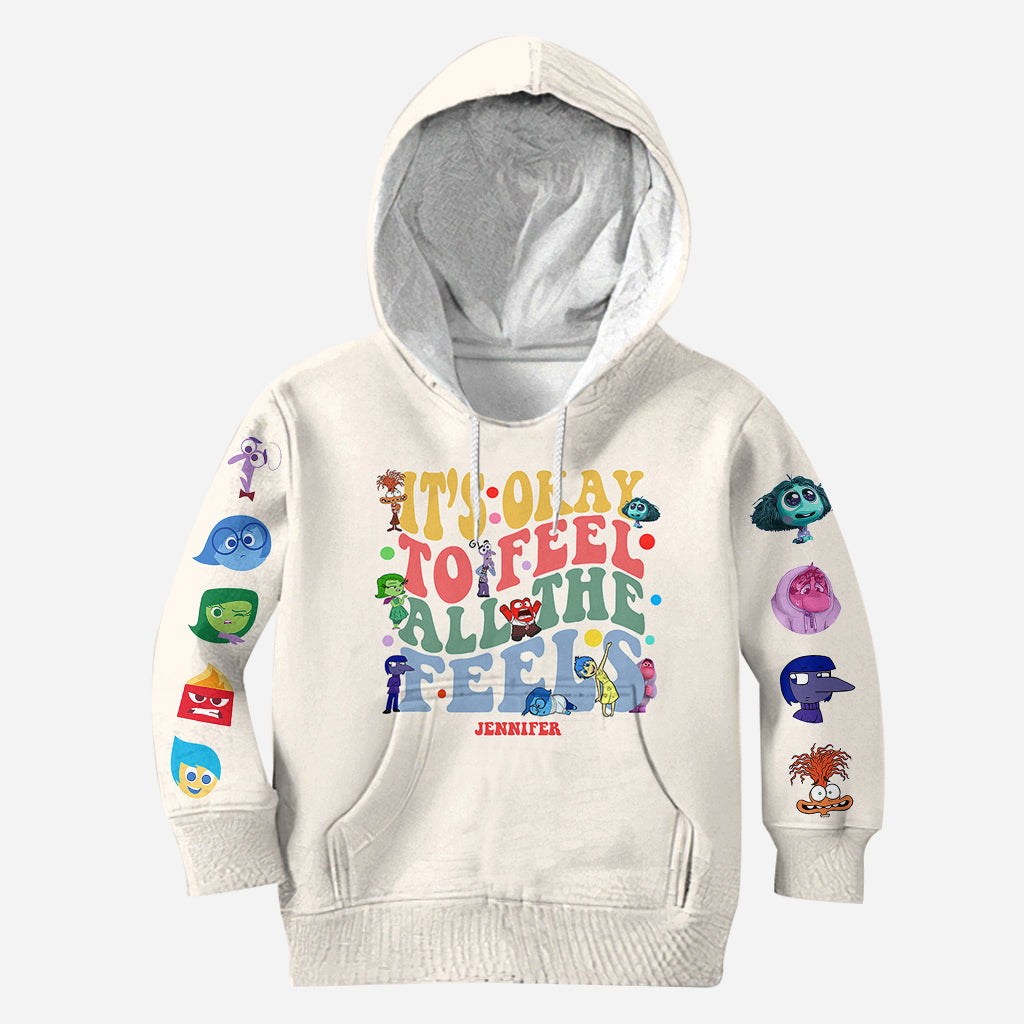 It's Ok To Feel All The Feels - Personalized Mouse All Over Shirt