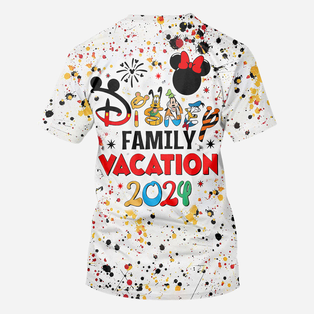 Family Vacation - Personalized Mouse All Over Shirt