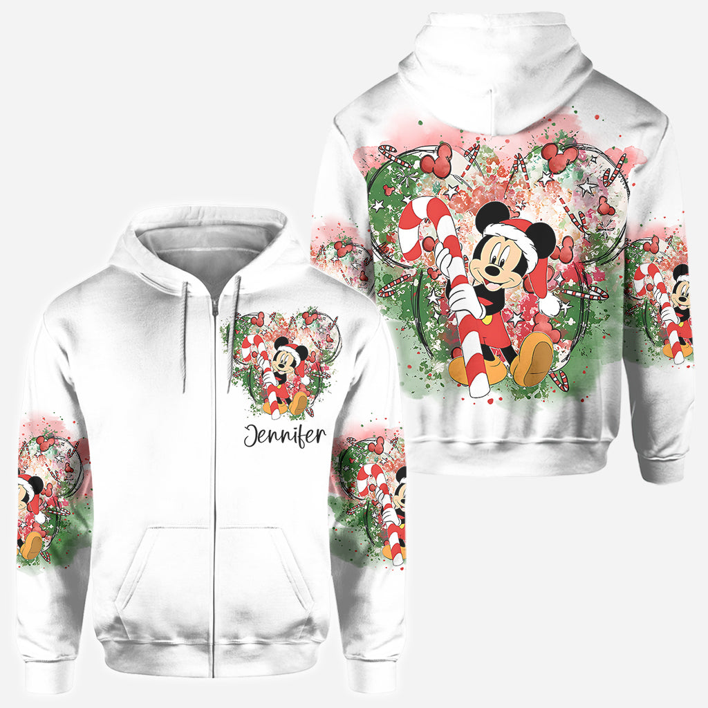 Merry Christmas - Personalized Mouse All Over Shirt