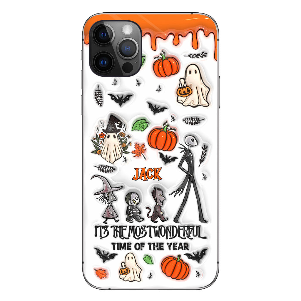 It's The Most Wonderful Time Pumpkin King - Personalized Nightmare Phone Case