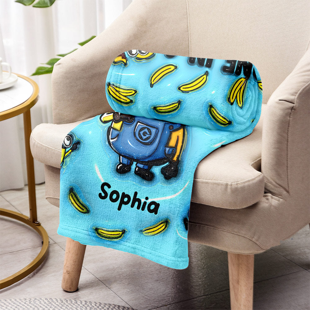 One In A Minion - Personalized Blanket