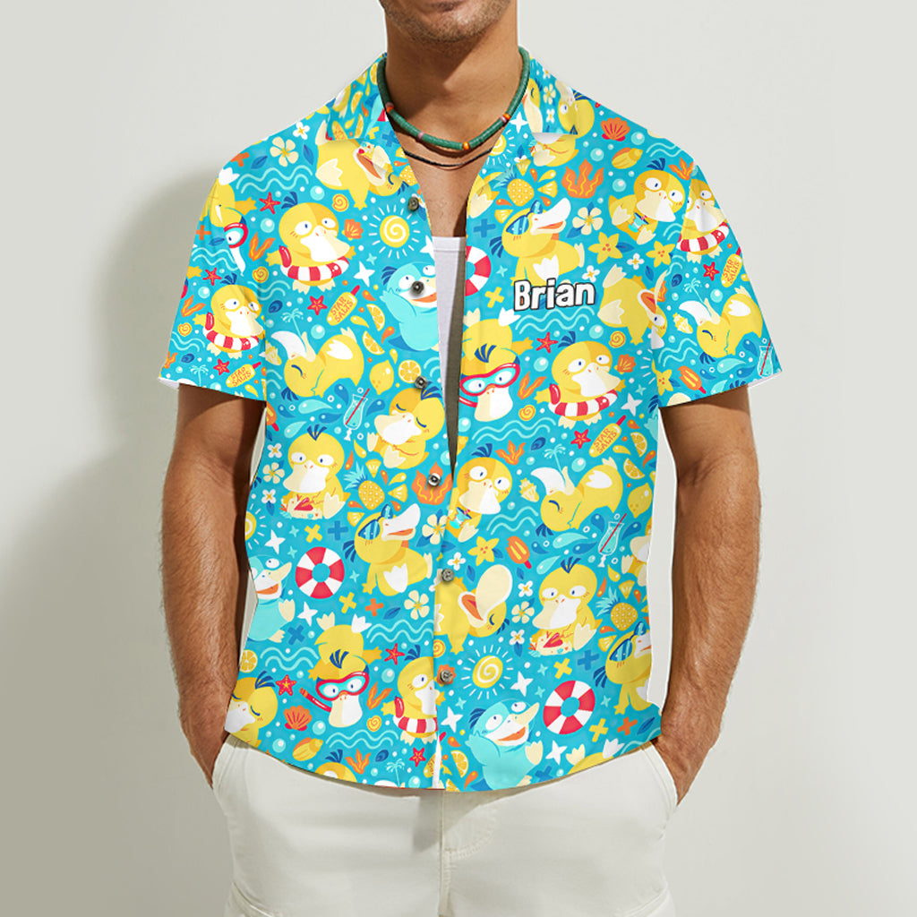 Duck Duck Goose - Personalized Monster Trainer Hawaiian Shirt