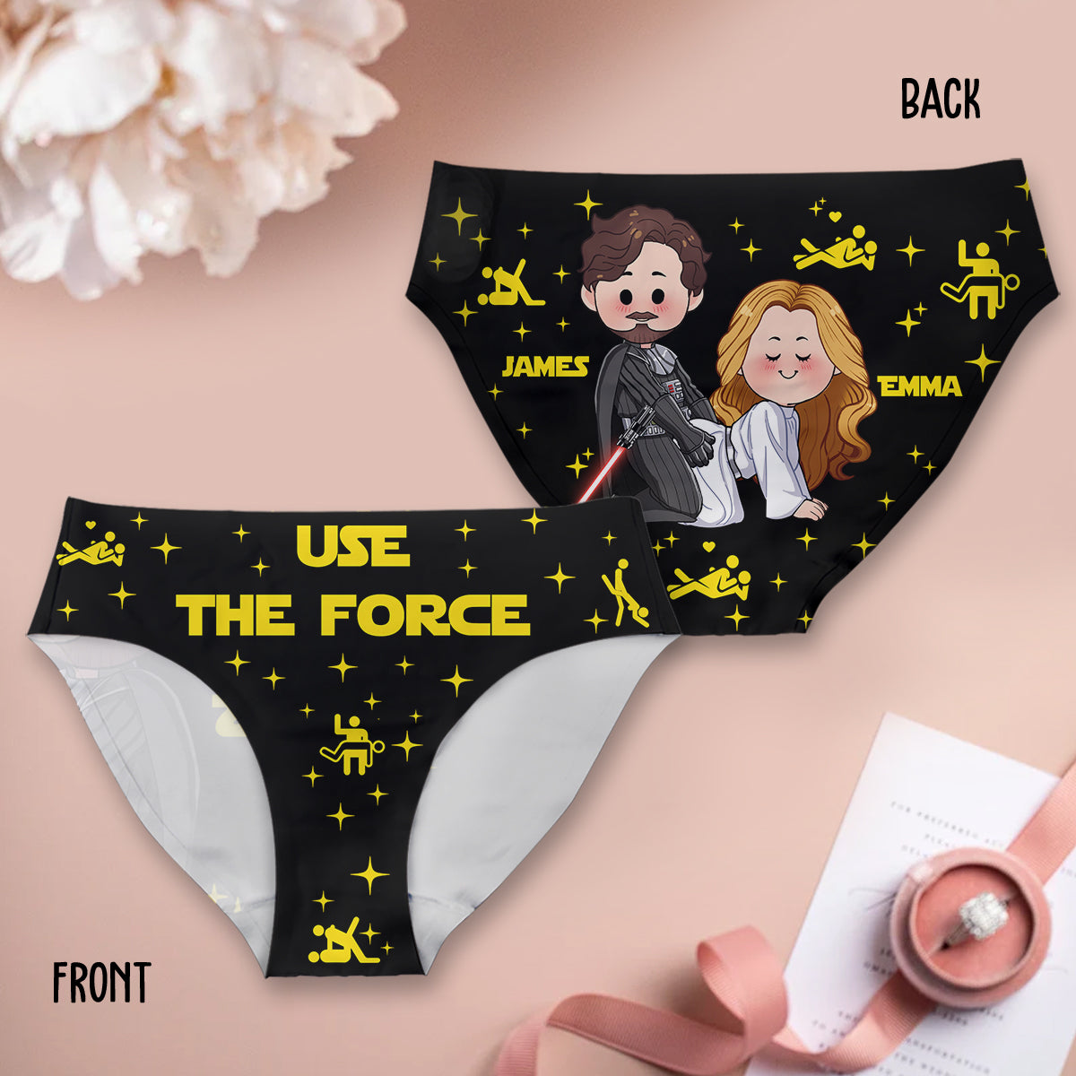 Jedi In The Street Sith In The Sheet - Personalized The Force Women's Briefs