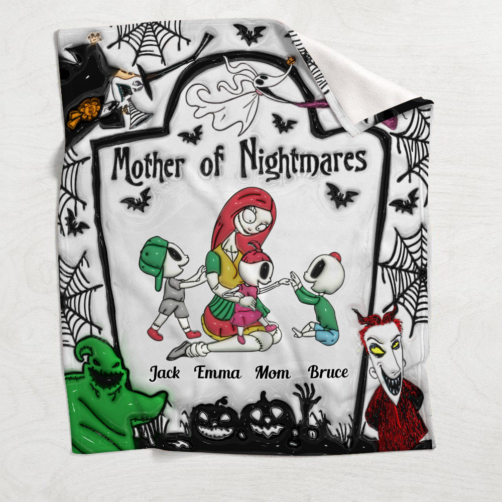 Mother Family Of Nightmares - Personalized Nightmare Blanket