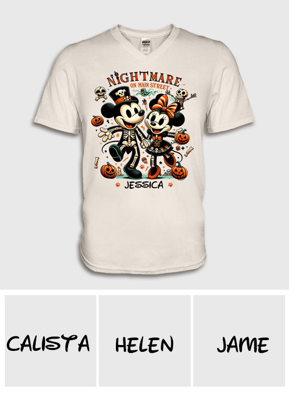 Nightmare On Main Street - Personalized Mouse T-shirt And Hoodie