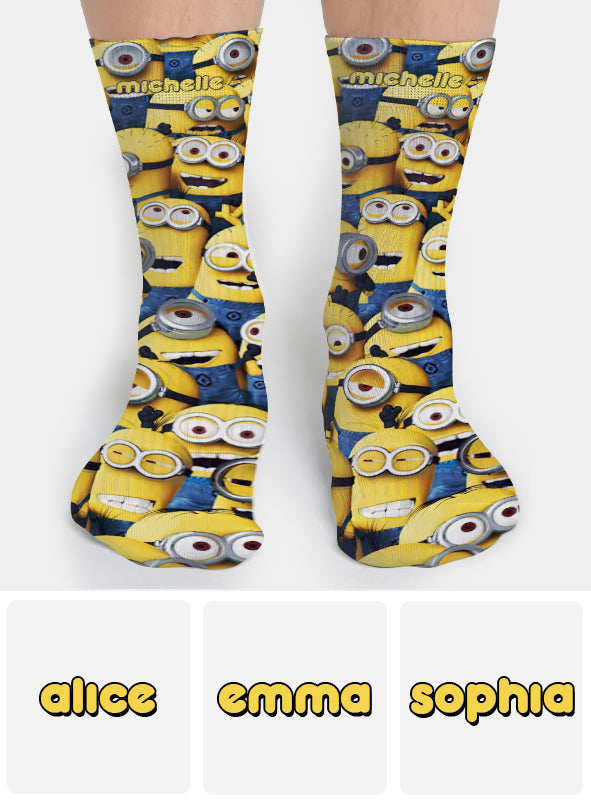 Cute Monster - Personalized Socks