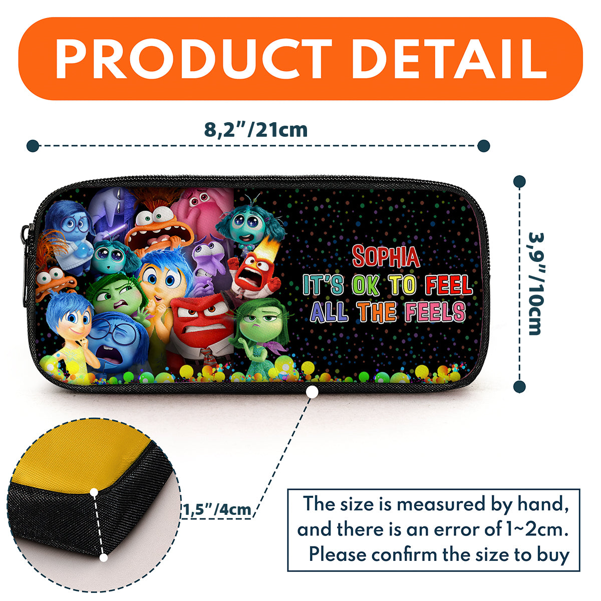 Your Feelings Are Valid - Personalized Pencil Case