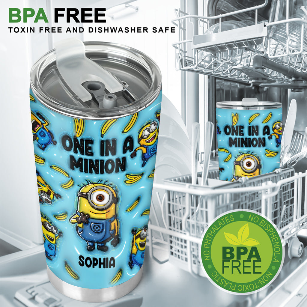 One In A Minion - Personalized Tumbler