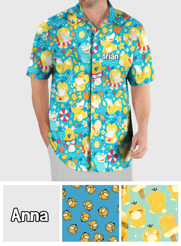 Duck Duck Goose - Personalized Monster Trainer Hawaiian Shirt