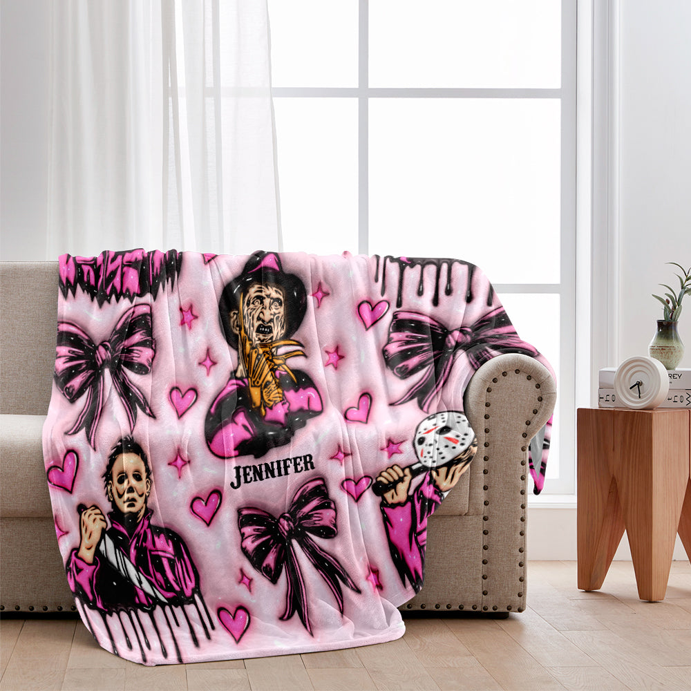 Horror Movie Fan - Personalized Blanket